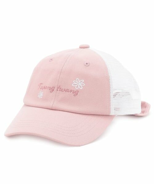 PINK-latte / ピンク ラテ キャップ | ロゴメッシュキャップ（ピンク）