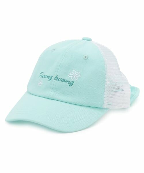 PINK-latte / ピンク ラテ キャップ | ロゴメッシュキャップ（ライト グリーン）