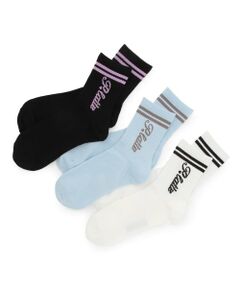 PINK-latte / ピンク ラテ ソックス | 【3足セット】2本ラインソックス