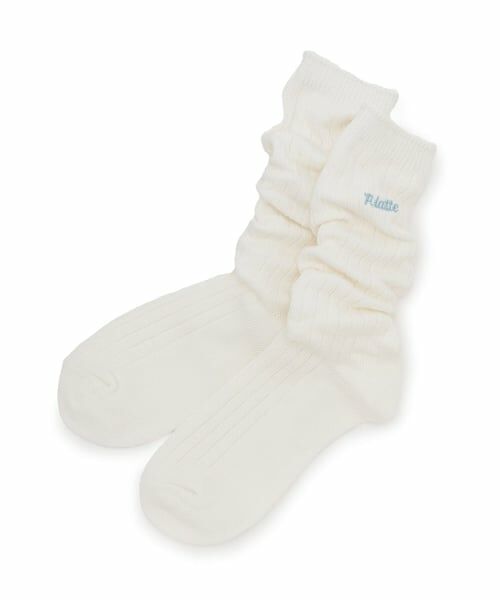 PINK-latte / ピンク ラテ ソックス | 30cmルーズ（白）