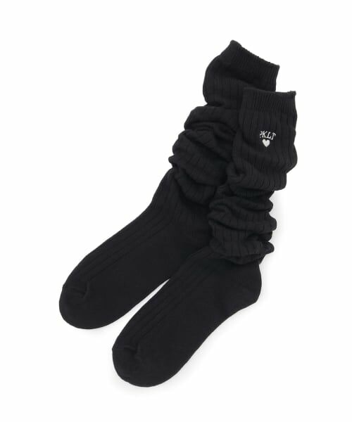 PINK-latte / ピンク ラテ ソックス | 50cmルーズ（黒）