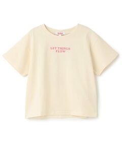 PINK-latte / ピンク ラテ Tシャツ | 【綿100%】ワッペン風半袖T