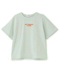 PINK-latte / ピンク ラテ Tシャツ | 【綿100%】ワッペン風半袖T