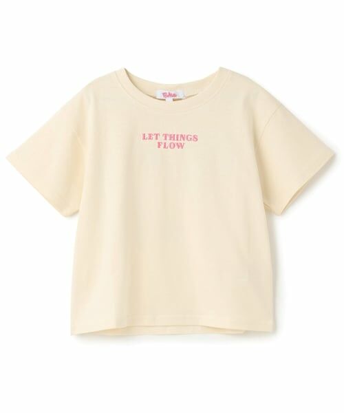 PINK-latte / ピンク ラテ Tシャツ | 【デイリープライス】【綿100%】ワッペン風半袖Tシャツ | 詳細23