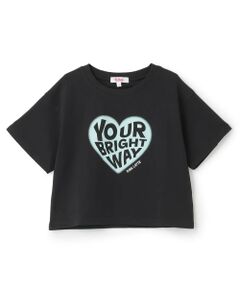 PINK-latte / ピンク ラテ Tシャツ | 【綿100%】ハートロゴプリント半袖T