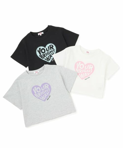 PINK-latte / ピンク ラテ Tシャツ | 【デイリープライス】【綿100%】ハートロゴプリント半袖Tシャツ | 詳細21