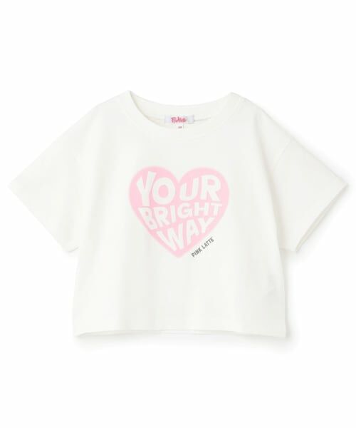 PINK-latte / ピンク ラテ Tシャツ | 【デイリープライス】【綿100%】ハートロゴプリント半袖Tシャツ | 詳細23