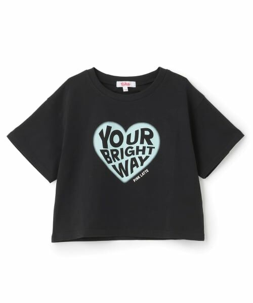 PINK-latte / ピンク ラテ Tシャツ | 【デイリープライス】【綿100%】ハートロゴプリント半袖Tシャツ | 詳細24