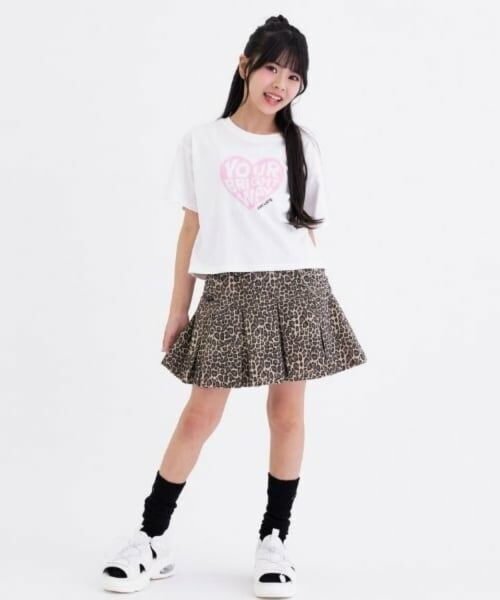 PINK-latte / ピンク ラテ Tシャツ | 【デイリープライス】【綿100%】ハートロゴプリント半袖Tシャツ | 詳細9