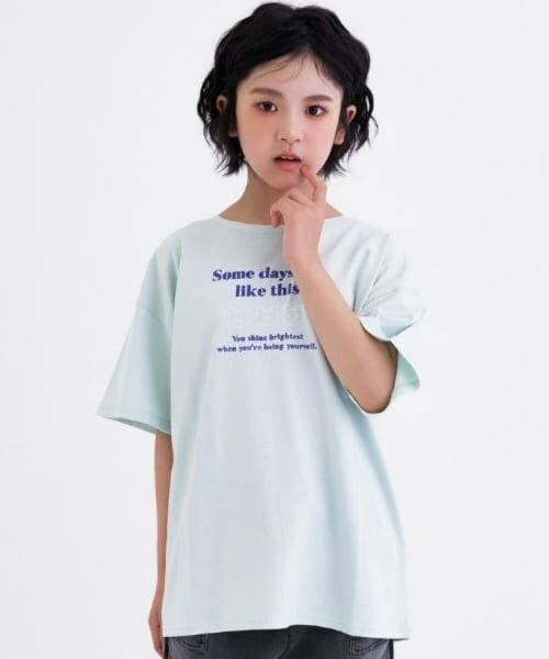 PINK-latte / ピンク ラテ Tシャツ | 【デイリープライス】【綿100%】ゆるくまイラストカラバリ半袖Tシャツ | 詳細11