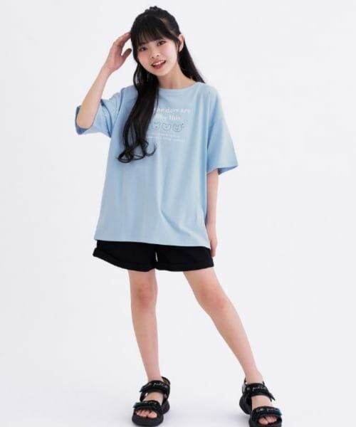 PINK-latte / ピンク ラテ Tシャツ | 【デイリープライス】【綿100%】ゆるくまイラストカラバリ半袖Tシャツ | 詳細18