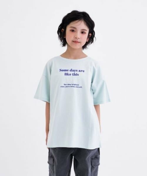 PINK-latte / ピンク ラテ Tシャツ | 【デイリープライス】【綿100%】ゆるくまイラストカラバリ半袖Tシャツ | 詳細20