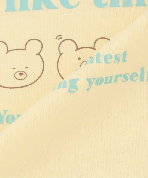 PINK-latte / ピンク ラテ Tシャツ | 【綿100%】ゆるくまイラストカラバリ半袖T | 詳細5