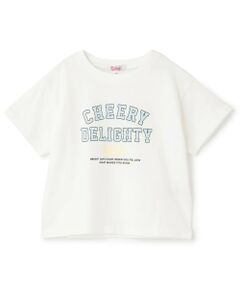PINK-latte / ピンク ラテ Tシャツ | 【綿100%】カレッジプリント半袖T