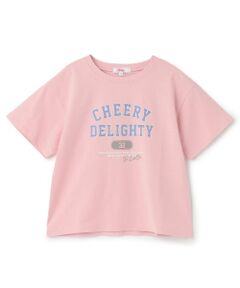 PINK-latte / ピンク ラテ Tシャツ | 【綿100%】カレッジプリント半袖T