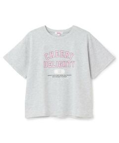 PINK-latte / ピンク ラテ Tシャツ | 【綿100%】カレッジプリント半袖T