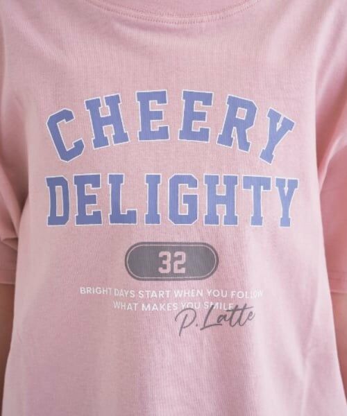 PINK-latte / ピンク ラテ Tシャツ | 【デイリープライス】【綿100%】カレッジプリント半袖Tシャツ | 詳細11