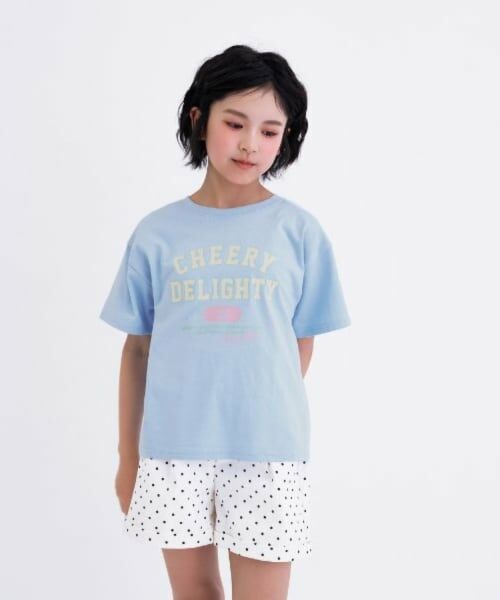 PINK-latte / ピンク ラテ Tシャツ | 【デイリープライス】【綿100%】カレッジプリント半袖Tシャツ | 詳細13