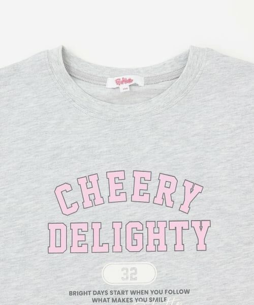 PINK-latte / ピンク ラテ Tシャツ | 【デイリープライス】【綿100%】カレッジプリント半袖Tシャツ | 詳細15