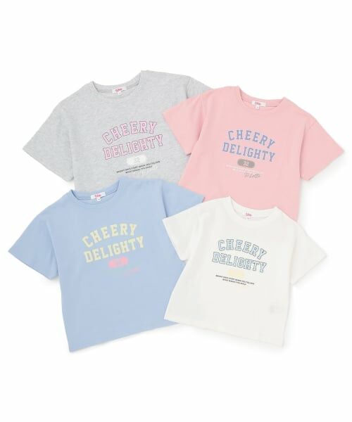 PINK-latte / ピンク ラテ Tシャツ | 【綿100%】カレッジプリント半袖T | 詳細6