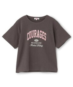 PINK-latte / ピンク ラテ Tシャツ | 【綿100%】カレッジ半袖T