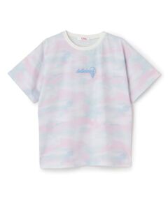 PINK-latte / ピンク ラテ Tシャツ | 【サーティワン】【接触冷感】マーブル柄ビッグ半袖Tシャツ