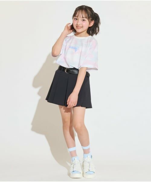 PINK-latte / ピンク ラテ Tシャツ | 【サーティワン】【接触冷感】マーブル柄ビッグ半袖Tシャツ | 詳細19