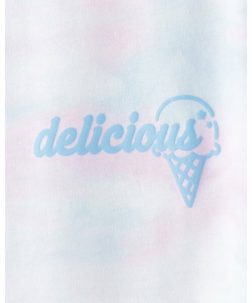 PINK-latte / ピンク ラテ Tシャツ | 【サーティワン】【接触冷感】マーブル柄ビッグ半袖Tシャツ | 詳細5