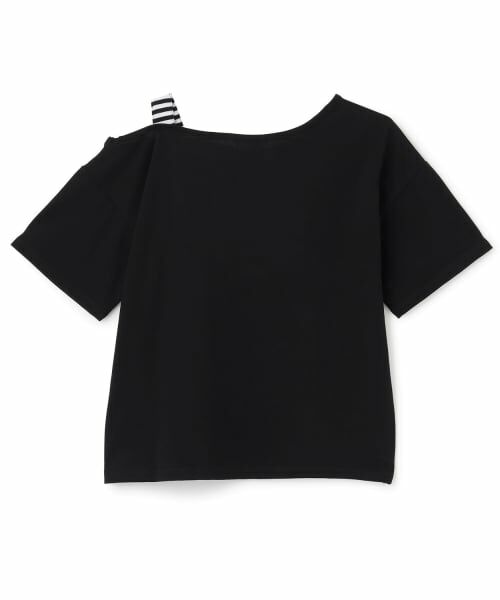 PINK-latte / ピンク ラテ Tシャツ | 【接触冷感】アシンメトリー肩あき半袖T | 詳細12