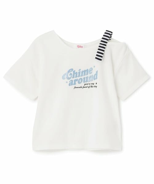 PINK-latte / ピンク ラテ Tシャツ | 【接触冷感】アシンメトリー肩あき半袖T | 詳細19
