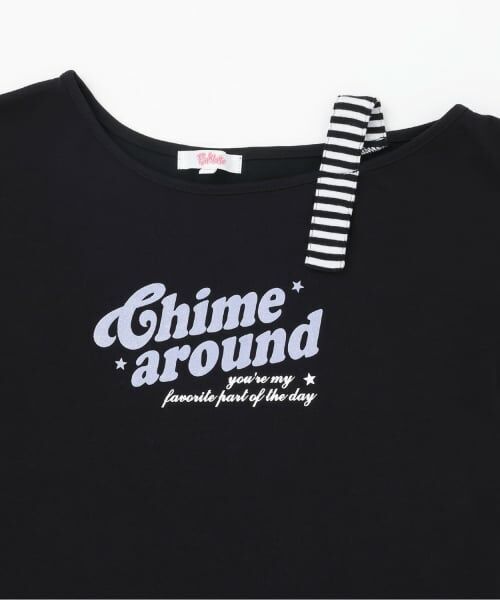 PINK-latte / ピンク ラテ Tシャツ | 【接触冷感】アシンメトリー肩あき半袖T | 詳細2