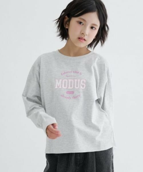 PINK-latte / ピンク ラテ Tシャツ | 【綿100%】カレッジロンT | 詳細10