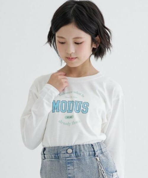 PINK-latte / ピンク ラテ Tシャツ | 【綿100%】カレッジロンT | 詳細13