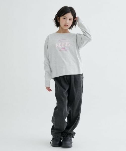 PINK-latte / ピンク ラテ Tシャツ | 【綿100%】カレッジロンT | 詳細8