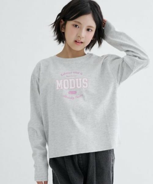 PINK-latte / ピンク ラテ Tシャツ | 【綿100%】カレッジロンT | 詳細9