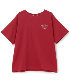 PINK-latte / ピンク ラテ Tシャツ | 【綿100%】リボンくまちゃん半袖T