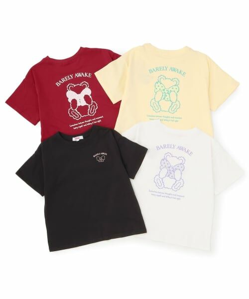 PINK-latte / ピンク ラテ Tシャツ | 【綿100%】リボンくまちゃん半袖T | 詳細7