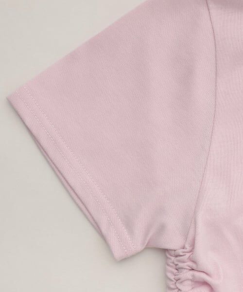 PINK-latte / ピンク ラテ Tシャツ | 【接触冷感】ラインストーン脇ドロストTシャツ | 詳細18