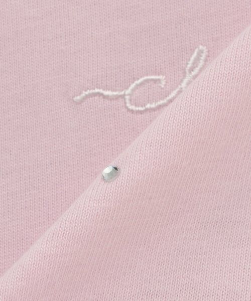 PINK-latte / ピンク ラテ Tシャツ | 【接触冷感】ラインストーン脇ドロストTシャツ | 詳細21