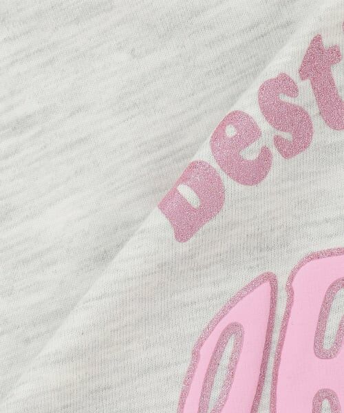 PINK-latte / ピンク ラテ Tシャツ | 【接触冷感】バックハート衿つきハーフZIP半袖T | 詳細10