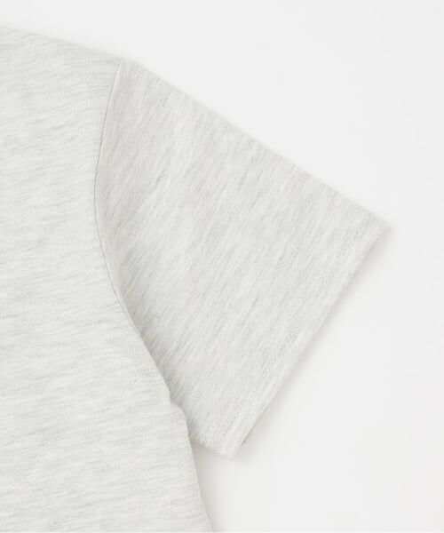 PINK-latte / ピンク ラテ Tシャツ | 【接触冷感】バックハート衿つきハーフZIP半袖T | 詳細3