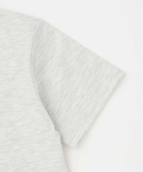 PINK-latte / ピンク ラテ Tシャツ | 【接触冷感】バックハート衿つきハーフZIP半袖T | 詳細8