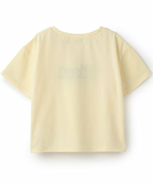 PINK-latte / ピンク ラテ Tシャツ | 【接触冷感】サイドドロストアップリケ半袖T | 詳細1