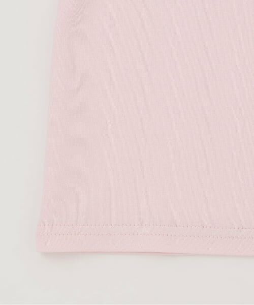PINK-latte / ピンク ラテ Tシャツ | 【接触冷感】ラメクリアワッペン半袖リボンT | 詳細6