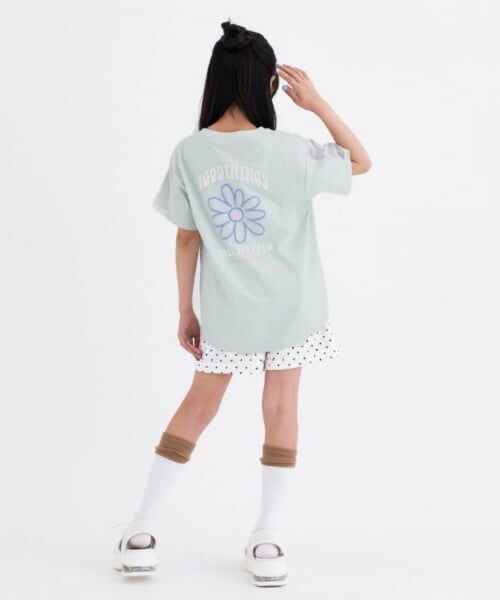 PINK-latte / ピンク ラテ Tシャツ | 【接触冷感】袖メッシュ切替チュニック半袖T | 詳細10