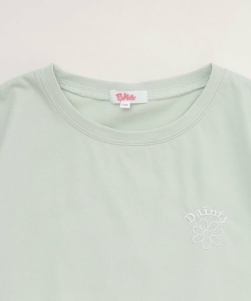 PINK-latte / ピンク ラテ Tシャツ | 【接触冷感】袖メッシュ切替チュニック半袖T | 詳細17