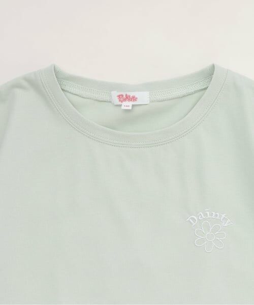 PINK-latte / ピンク ラテ Tシャツ | 【接触冷感】袖メッシュ切替チュニック半袖T | 詳細2