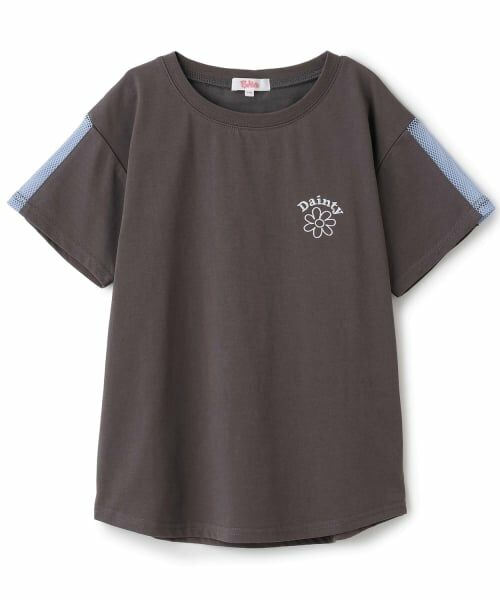 PINK-latte / ピンク ラテ Tシャツ | 【接触冷感】袖メッシュ切替チュニック半袖T | 詳細25