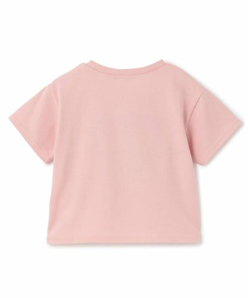 PINK-latte / ピンク ラテ Tシャツ | 【吸水速乾】チェックハートアップリケ半袖T | 詳細1