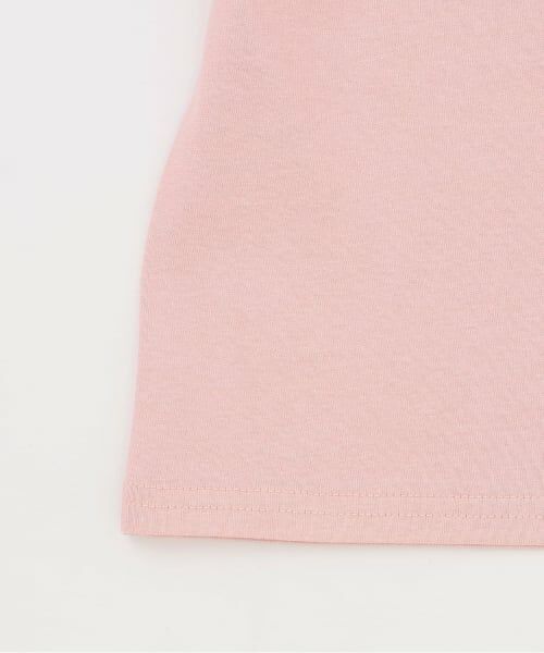 PINK-latte / ピンク ラテ Tシャツ | 【吸水速乾】チェックハートアップリケ半袖T | 詳細4